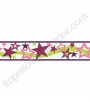 PÁG. 108 - Faixa Vinílica Girl Power (Americano) - Estrelinhas (Tons de Rosa/ Ameixa/ Verde/ Branco/ Detalhes com Brilho Glitter)