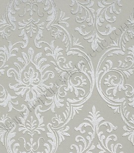 PÁG. 11 - Papel de Parede Vinílico Bright Wall (Americano) - Colonial (Cor Crú/ Prata)