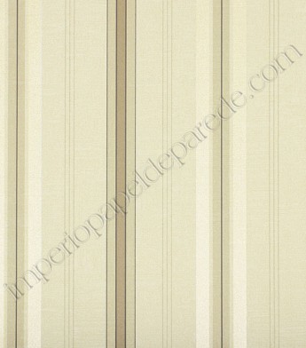 PÁG. 11 - Papel de Parede Vinílico Classic Stripes (Americano) - Listras (Tons de Bege/ Detalhes com Leve Brilho Perolado)
