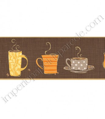 PÁG. 113 - Faixa Vinílica Bistrô (Americano) para Papel de Parede - Café da Tarde