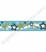 PÁG. 113 - Faixa Vinílica Girl Power (Americano) - Estrelinhas (Tons de Azul/ Verde/ Branco/ Preto/ Detalhes com Brilho Glitter)