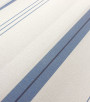 PÁG. 12 - Papel de Parede Vinílico Classic Stripes (Americano) - Listras (Tons de Azul/ Cor Crú/ Detalhes com Leve Brilho Perolado)