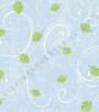PÁG. 128 - Papel de Parede Infantil Vinílico Peek-a-Boo (Americano) - Folhas (Verde/ Azul)