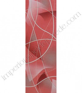 PÁG. 13 - Painel de Parede Futura (Italiano) - Hypnotic (Vermelho/ Off-White)