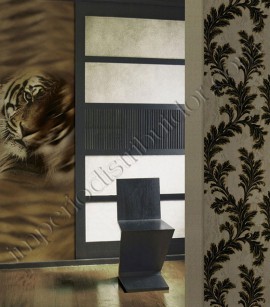 PÁG. 13 - Painel de Parede Vinílico Roberto Cavalli Home (Italiano) - Tigre