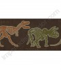 PÁG. 139 - Faixa Vinílica Decorativo Friends Forever (Americano) - Mundo dos Dinossauros (Marrom/ Colorido)