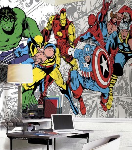 PÁG. 194 - Painel Disney York II (Americano) - Heróis Marvel (Marvel Comics Characters) - COLA INCLUSA