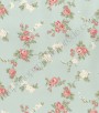PÁG. 20 - Papel de Parede Vinílico Fragrant Roses (Chinês) - Floral (Azul/ Rosa Antigo/ Verde/ Branco)