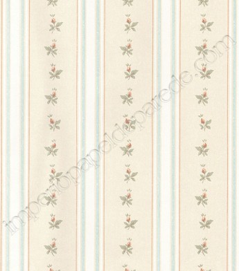 Papel de Parede Xadrez Azul - 811009 - Fragant Roses