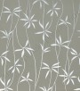 PÁG. 27 - Papel de Parede Vinílico Bright Wall (Americano) - Folhinhas (Bege Escuro Acinzentado/ Prata)