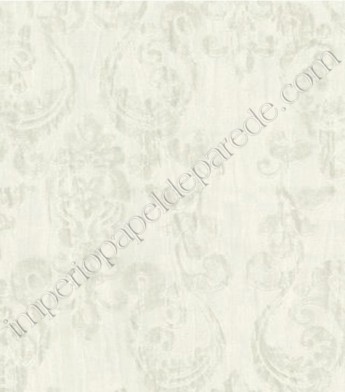 PÁG. 27 - Papel de Parede Vinílico Roberto Cavalli (Italiano) - Colonial (Gelo/ Pérola/ Detalhes Levemente Acinzentado)