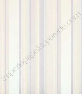 PÁG. 28 - Papel de Parede Vinílico Classic Stripes (Americano) - Listras (Champagne/ Gelo/ Bege Claro/ Detalhes com Brilho Perolado)