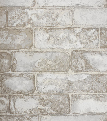 PÁG. 30 - Papel de Parede Vinílico Modern Rustic (Americano) - Tijolo (Branco/Cinza/ Tons de Bege)