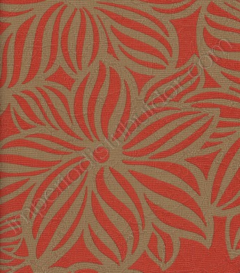 PÁG. 31 - Papel de Parede Vinílico Verve (Italiano) - Floral (Vermelho/ Marrom Chocolate)