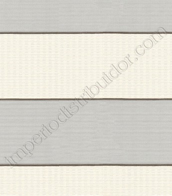 PÁG. 34 - Papel de Parede Vinílico Fantasy (Italiano) - Listras (Off-White/ Cinza Médio/ Preto/ Detalhes com Brilho Metálico)