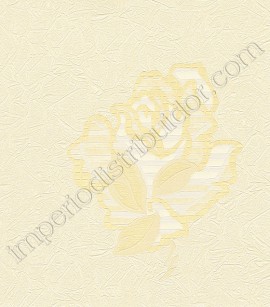 PÁG. 34 - Papel de Parede Vinílico Motivi (Italiano) - Rosas (Tons de Bege/ Creme/ Leve Brilho)