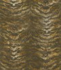 PÁG. 35/38 - Papel de Parede Vinílico Roberto Cavalli 2 (Italiano) - Imitação Pele Tigre (Tons Acobreados/ Preto/ Detalhes com Brilho Glitter Dourado e Leve Relevo)