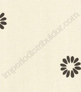 PÁG. 35 - Papel de Parede Vinílico Imagine (Italiano) - Floral (Off-White/ Preto)