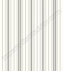 PÁG. 37 - Papel de Parede Vinílico Ashford Stripes (Americano) - Listras (Branco/ Preto/ Cinza/ Bege)