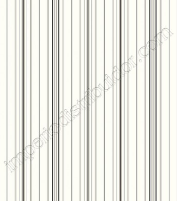 PÁG. 37 - Papel de Parede Vinílico Ashford Stripes (Americano) - Listras (Branco/ Preto/ Cinza/ Bege)