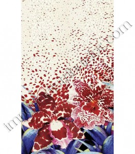 PÁG. 38 - Painel de Parede Vinílico Roberto Cavalli Home (Italiano) - Orquídea Rosa (Orchidea Rossa)