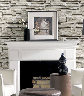 PÁG. 40 - Papel de Parede Vinílico Modern Rustic (Americano) - Pedra Canjiquinha