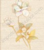 PÁG. 40 - Papel de Parede Vinílico Motivi (Italiano) - Flor Brilhante (Bege/ Levemente Rosado/ Flor com Efeitos Brilhantes/ Detalhes com Brilho Glitter)