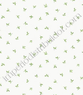 PÁG. 42 - Papel de Parede Vinílico English Florals (Inglês) - Folhas Delicadas (Tons de Verde)