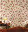 PÁG. 44/45 - Papel de Parede Vinílico Motivi (Italiano) - Rosas Vermelhas (Gelo/ Cinza Chumbo/ Tons de Vermelho/ Leve Brilho)
