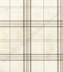 PÁG. 49 - Papel de Parede Vinílico Fragrant Roses (Chinês) - Xadrez com Efeito Manchado (Tons de Bege/ Marrom)