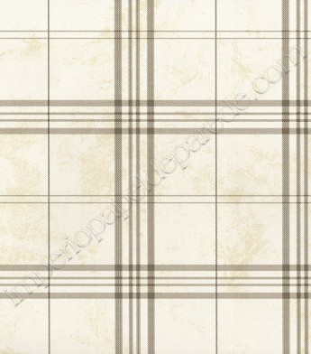 PÁG. 49 - Papel de Parede Vinílico Fragrant Roses (Chinês) - Xadrez com Efeito Manchado (Tons de Bege/ Marrom)