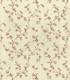 PÁG. 53 - Papel de Parede Vinílico Fragrant Roses (Chinês) - Arabesco (Bordô/ Bege)
