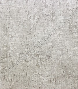 PÁG. 53 - Papel de Parede Vinílico Futura (Italiano) - Textura Craquelê (Cinza Claro/ Detalhes com Brilho)