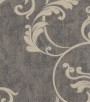 PÁG. 53 - Papel de Parede Vinílico Vanity (Italiano) - Arabesco (Marrom/ Bege/ Detalhes Metálicos/ Detalhes com Brilho Glitter)