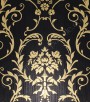PÁG. 56 - Papel de Parede Vinílico Bright Wall (Americano) - Colonial (Preto/ Dourado/ Detalhes com Efeito Amassado)
