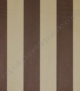 PÁG. 58 - Papel de Parede Vinílico Classic Stripes (Americano) - Listras (Tons de Marrom/ Detalhes com Brilho Perolado)