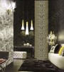 PÁG. 59 - Painel de Parede Vinílico Roberto Cavalli 2 (Italiano) - Imitação Pele Onça (Detalhes com Aplicação de 1500 Cristais)