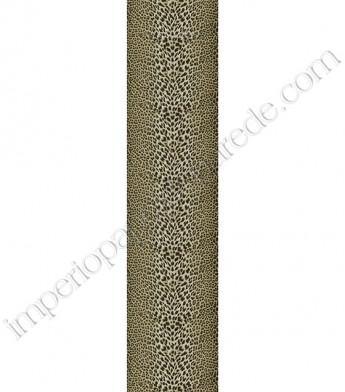 PÁG. 59 - Painel de Parede Vinílico Roberto Cavalli 2 (Italiano) - Imitação Pele Onça (Detalhes com Aplicação de 1500 Cristais)