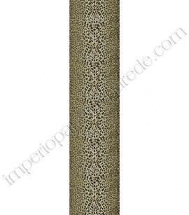 PÁG. 59a - Painel de Parede Vinílico Roberto Cavalli 2 (Italiano) - Imitação Pele Onça Luxo (Detalhes com Aplicação de 6000 Cristais)