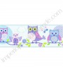 PÁG. 63 - Faixa Vinílica Decorativa Just 4 Kids (Inglês) - Corujas (Azul/ Colorido)