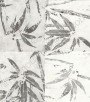PÁG. 63 - Papel de Parede Vinílico Gioia 2 (Italiano) - Geométrico com Folhagem Abstrata (Tons de Cinza/ Com Brilho)