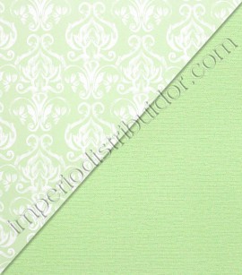 PÁG. 67 -  Papel de Parede Vinílico English Florals (Inglês) - Colonial (Verde Claro)