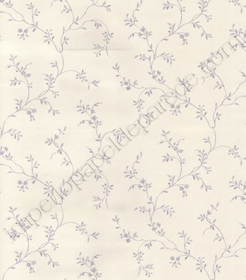 PÁG. 69 - Papel de Parede Vinílico Fragrant Roses (Chinês) - Arabesco (Lilás/ Bege Acinzentado)