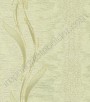 PÁG. 69 - Papel de Parede Vinílico Vanity (Italiano) - Folhas (Leve Verde/ Tons de Bege/ Dourado/ Detalhes Metalizados)