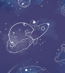 PÁG. 68 - Painel de Parede Astronauta - Coleção Assinaturas - Tamanho Personalizado - Base Lisa