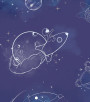 PÁG. 68 - Painel de Parede Astronauta - Coleção Assinaturas - Tamanho Personalizado - Base Lisa