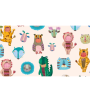 PÁG. 20 - Painel de Parede Bichinhos e Fantasias - Tamanho Personalizado - Base Linho ou Palha