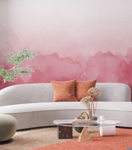 PÁG. 54 - Painel de Parede Degradê Rosa - Coleção Signos - Tamanho Personalizado - Base Lisa
