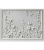 PÁG. 79 - Painel de Parede Efeito Boiserie com Flores e Pássaros - Coleção Assinaturas - Tamanho Personalizado - Base Lisa