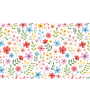 PÁG. 04 - Painel de Parede Floral Colorido - Tamanho Personalizado - Base Linho ou Palha